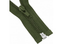 Zips špirálový, farba khaki 5 mm, dĺžka 200 cm