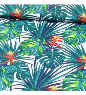 Bavlnená látka vzor džungli 2, metráž 160 cm    