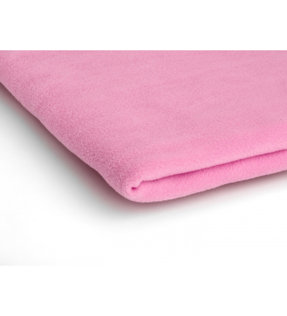 Microfleece farba ružová 20