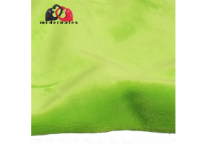 Jednofarebná látka Minky mikroplyš farba zelená 