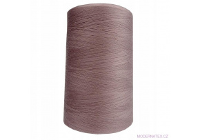 Niť VIGA 120 do overlocku, 5000 m farba staroružová 601