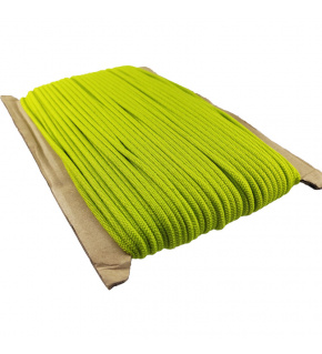 Guľatá guma 3 mm, farba neónová zelená, balenie 50 m