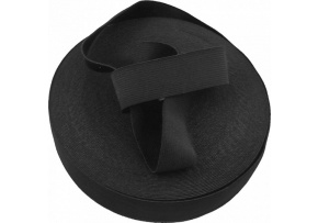 Plochá odevná guma, šírka 30 mm, farba čierna, balenie 25 m Plochá odevná guma, šírka 30 mm, farba čierna, balenie 25 m