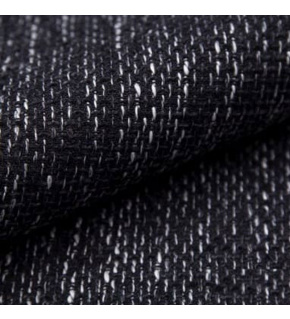 Čalounická látka NEVADA 10 barva ČERNOBÍLÁ 1,4 m x 0.3 m