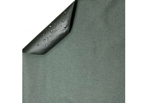 Nepremokavá látka Kodura Denim farba Zelená , metráž 150 cm