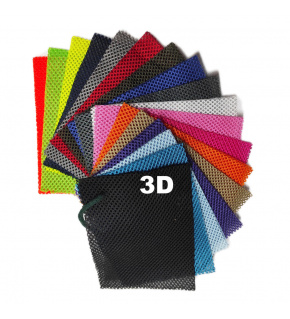 Vzorkovník 3D sieťovina pletená