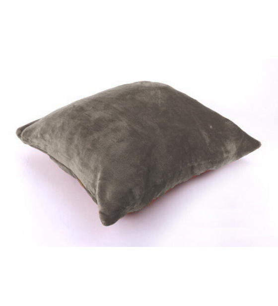 Obliečka na vankúš z Velúru, farba Elephant, 40x40 cm