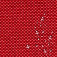 Nepremokavá látka imitujúca ľan 11, farba červená, metráž 160 cm    