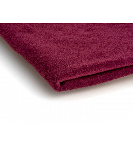 Látka Microfleece barva bordo  1,55 m x 0,33 m