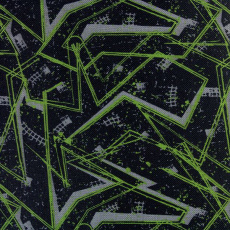 Nepremokavá látka Kordura, farba zelená abstraktná, metráž 150 cm    