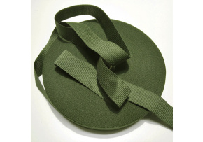 Lemovací prúžok polyestrový 20 mm farba khaki