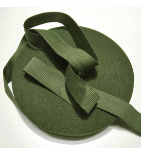 Lemovací prúžok polyestrový 20 mm farba khaki