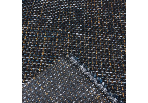 Čalúnnická poťahová látka Nevada 14, farba modro-hnedá, metráž 140 cm 