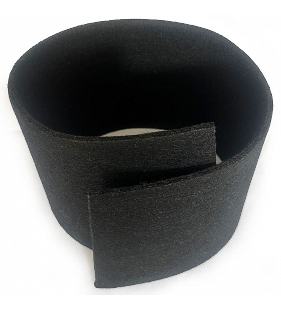 Technický filc 10 mm, 1300 g/m², farba čierna, metráž 100 cm