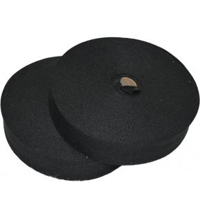 Lemovací prúžok polyestrový 40 mm farba čierna
