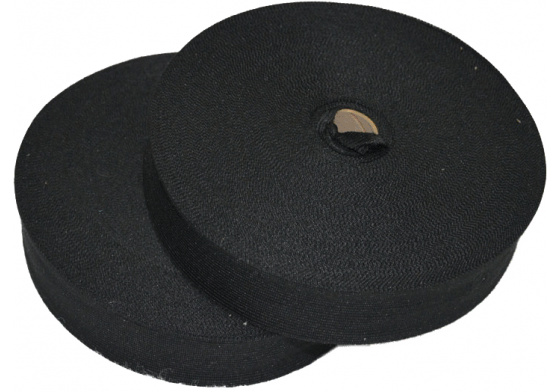 Lemovací proužek  PES 40 mm  barva černá