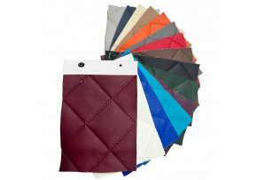 Vzorkovník poťahových látok Ekokoža prešívaná 5 x 5 cm Ultra