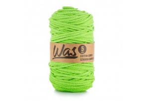 Bavlnená šnúra 5 mm, 100 m, farba svetlo- zelená 200