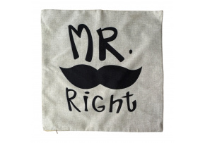 Dekoračná obliečka na vankúšik dekoračná 44x44 cm, farba Ecru