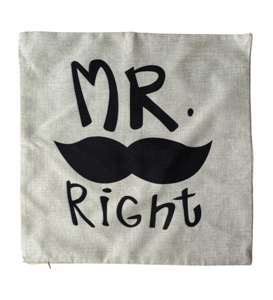 Dekorační povlak na polštářek dekorační 44x44 cm, barva Ecru