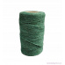 Šnůra pletená jutová 100gr, 31m barva zelená