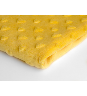 Minky srdiečka farba žltá 25