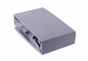 Jersey prestieradlo s gumičkou 90x200 cm, farba Šedá Jersey prestieradlo s gumičkou 90x200 cm, farba Šedá