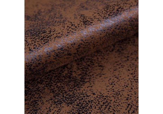 Eko kůže Madagaskar Hnědá, potahová měkká látka, metráž