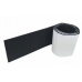 Samolepiaci technický filc 10 cm, farba čierna, 650 gramov
