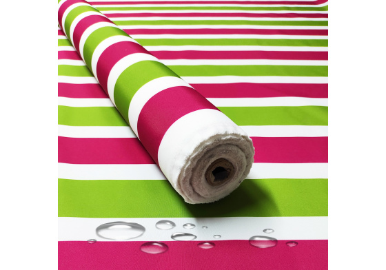 Vodu odpuzující látka barva PROUŽKY AMARANT