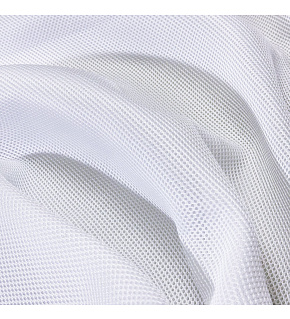 3D Sieťovina pletená, farba biela, D501