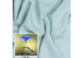 Ľanová prírodná látka Oskar farba mentolová 265 gr 