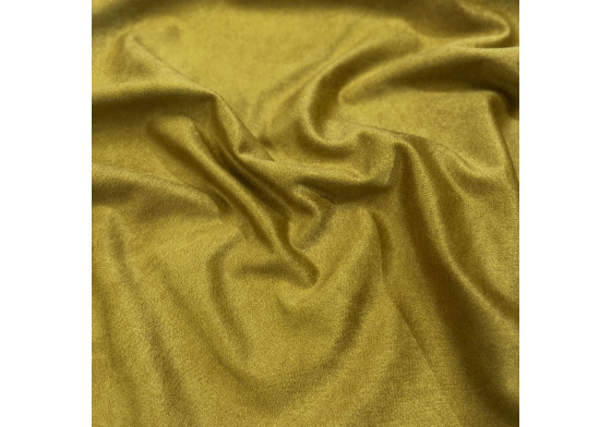 Velurová potahová látka Salvador Okra pro nábytek, metráž - Pet Proof