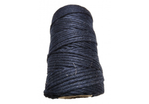 Šnúra pletená bavlnená, farba granátová 40 m