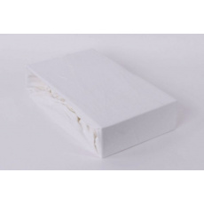 Exclusive Jersey prostěradlo dvoulůžko - bílá 200x220 cm  varianta bílá