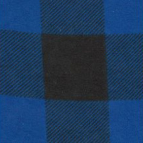 Bavlnená flanelová látka vzor kocka modrá 4x4 cm 
