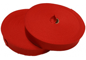 Lemovací prúžok polyestrový 15 mm, farba červená