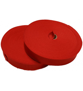 Lemovací prúžok polyestrový 15 mm, farba červená