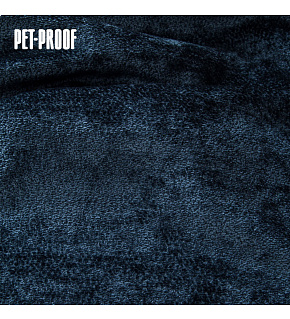 Velúrová poťahová látka Aphrodite Deep Blue na nábytok, metráž – Pet Proof