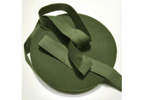 Lemovací prúžok polyestrový 15 mm farba khaki