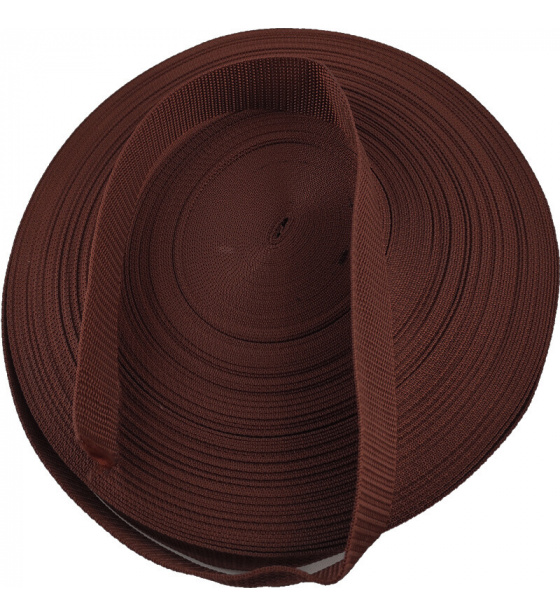 Polypropylénový popruh 25 mm  hnedý (balenie 50 m)