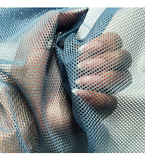 Polyesterová elastická sieťovina 2x2 mm, farba modrá, DZ-008-105 