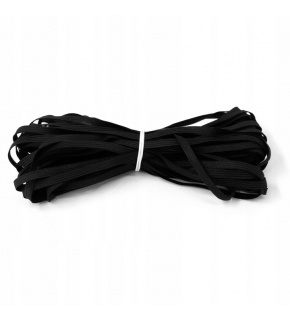 Plochá guma čierna, 5 mm, metráž od 1 m