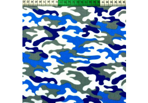 Bavlnená látka vzor moro modré, metráž 160 cm Bavlnená látka vzor moro modré, metráž 160 cm