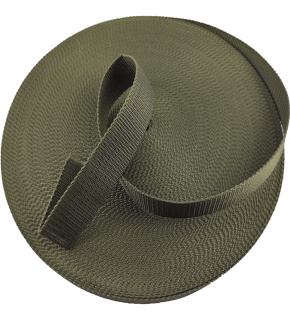 Polypropylénový popruh 15 mm khaki (balenie 50 m)