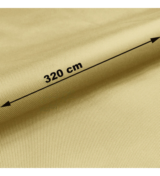 Nepremokavá látka Oxford Teflon, šírka 320 cm, Béžová