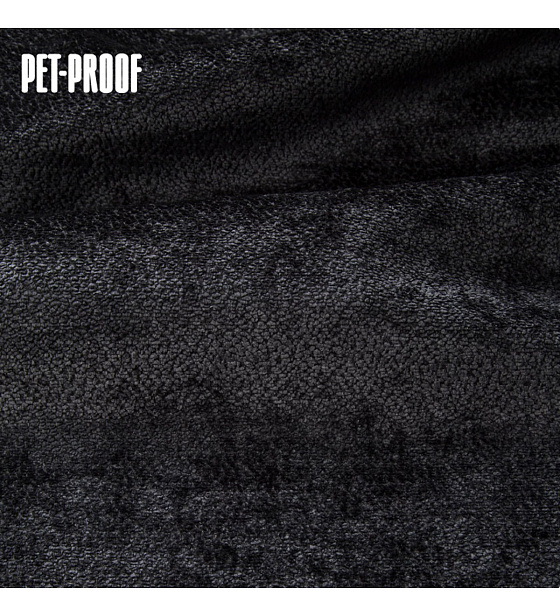 Velúrová poťahová látka Aphrodite Black na nábytok, metráž – Pet Proof