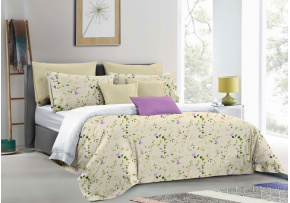 Flanelové obliečky na zips, farba Žltá, 140x200 cm  