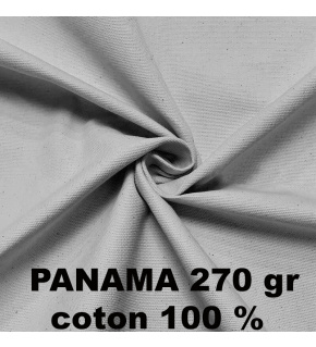 PANAMA bavlnená látka 270 gr/m2, farba Sv. Šedá PANAMA bavlnená látka 270 gr/m2, farba Sv. Šedá
