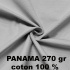 PANAMA bavlnená látka 270 gr/m2, farba Sv. Šedá